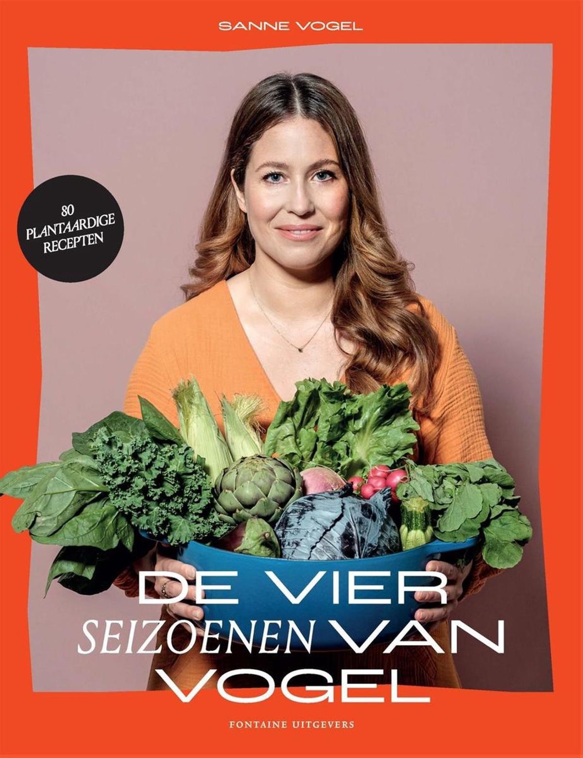 Cover van het De vier seizoenen van Vogel kookboek van Sanne Vogel