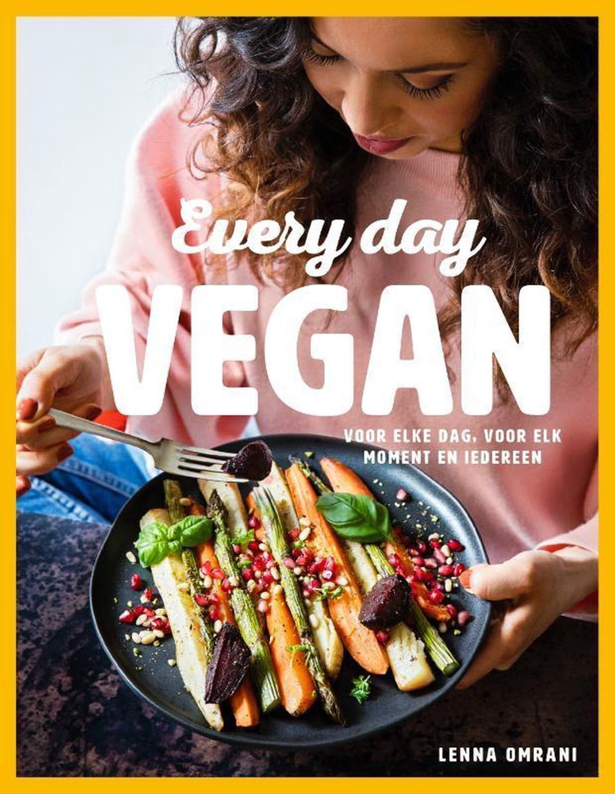 Cover van het Every Day Vegan kookboek van Lenna Omrani