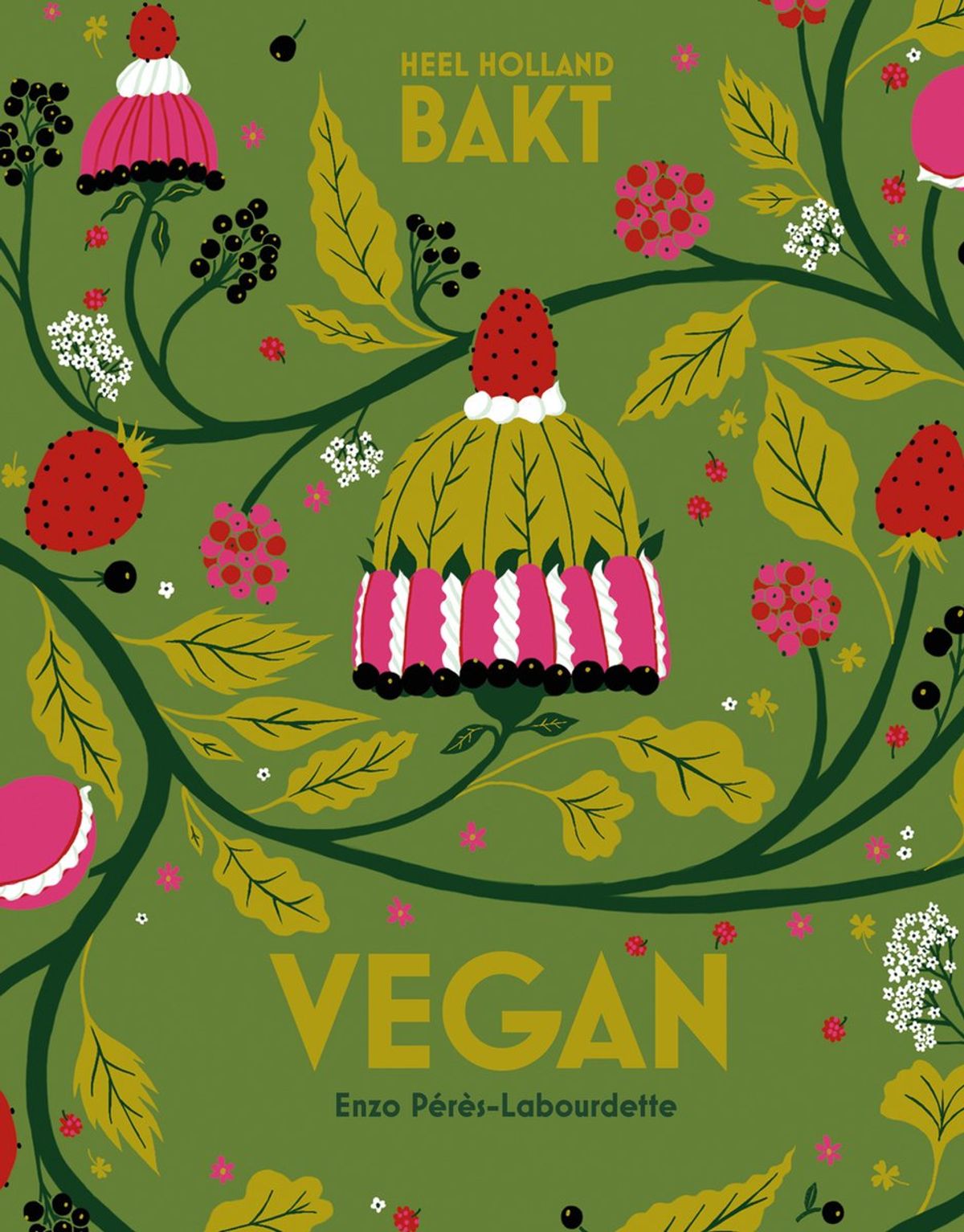 Cover van het Heel Holland Bakt vegan kookboek van Enzo Pérès-Labourdette