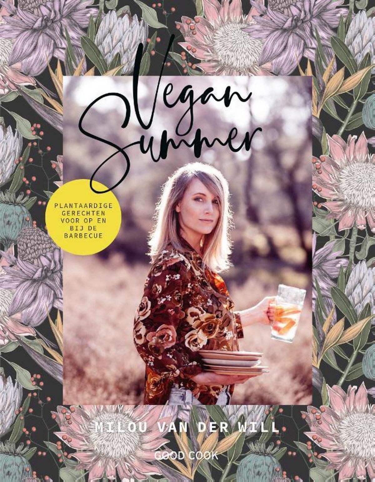 Cover van het Vegan Summer kookboek van Milou van der Will