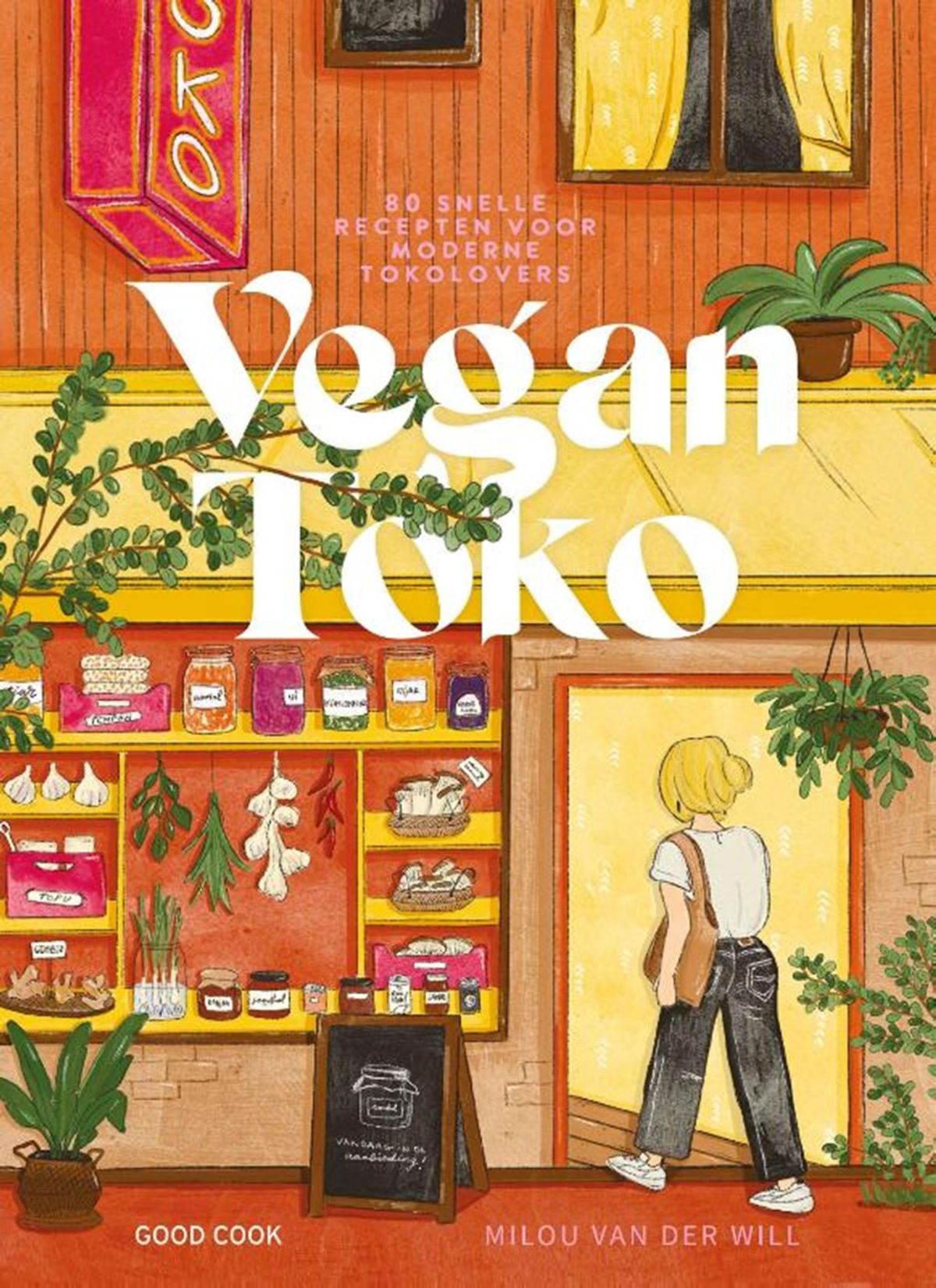 Cover van het Vegan Toko kookboek van Milou van der Will